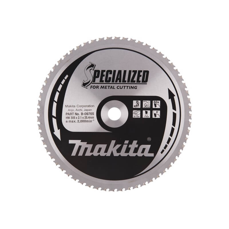 Metalo pjovimo diskas 305×25,4×2,1mm 60T 0° MAKITA