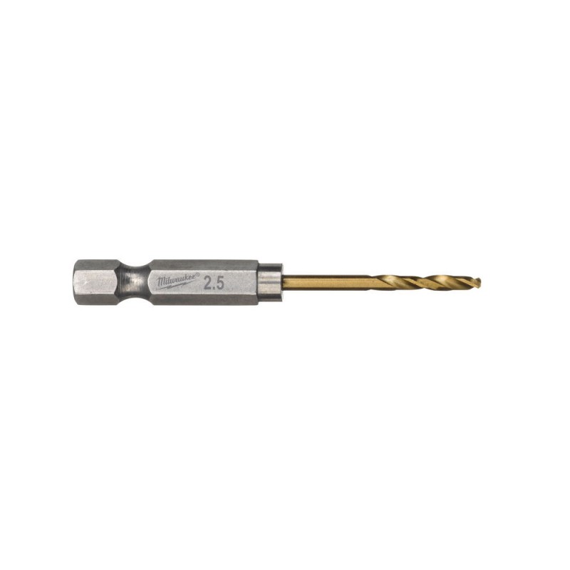 Metalo grąžtai MILWAUKEE Shockwave HSS-G TIN, 2vnt. 3,2 mm