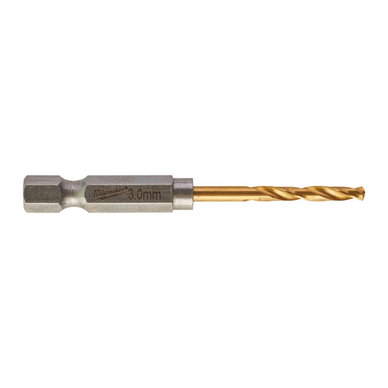 Metalo grąžtai MILWAUKEE Shockwave HSS-G TIN, 2vnt. 3,2 mm