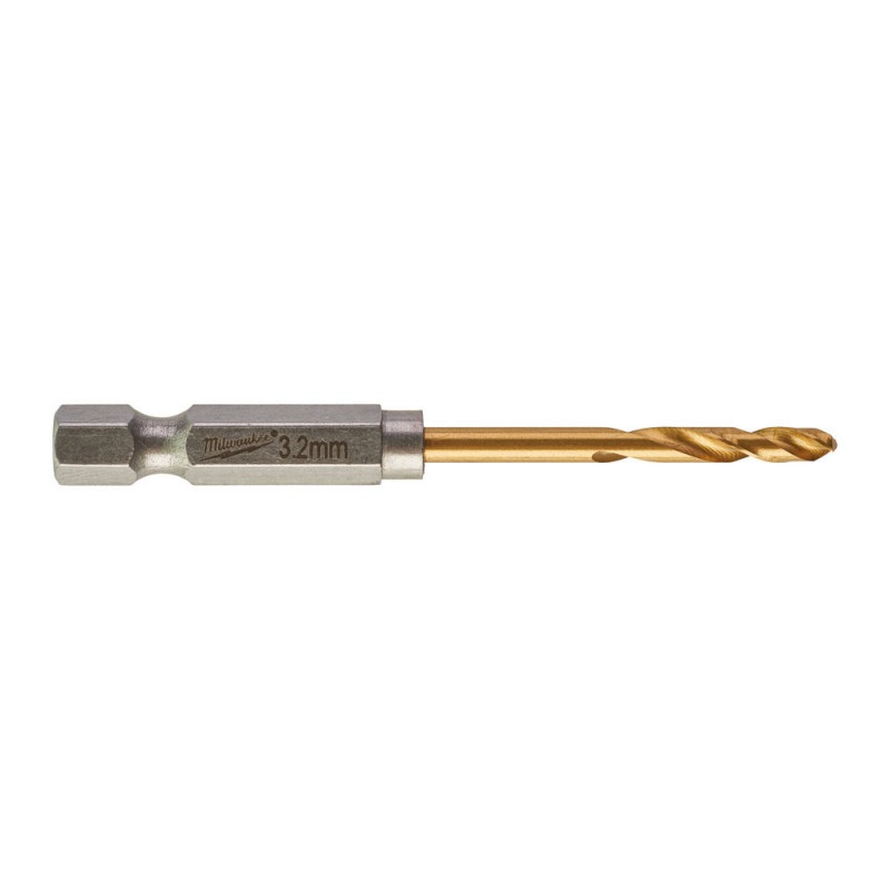 Metalo grąžtai MILWAUKEE Shockwave HSS-G TIN, 2vnt. 3,2 mm