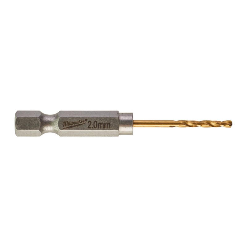 Metalo grąžtai MILWAUKEE Shockwave HSS-G TIN, 2vnt. 3,2 mm