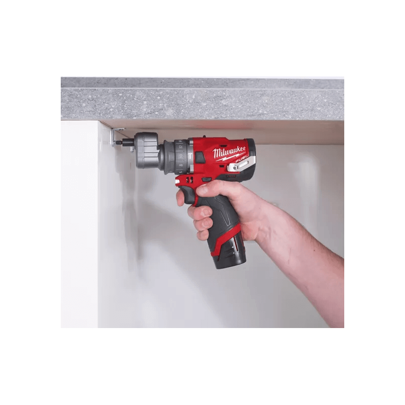 Akumuliatorinis suktuvas-gręžtuvas MILWAUKEE M12 FPDXKIT-202X