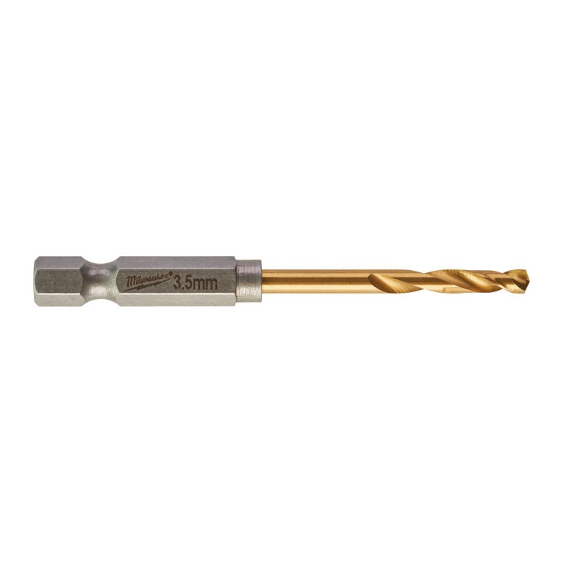 Metalo grąžtai MILWAUKEE Shockwave HSS-G TIN, 2vnt. 3,0 mm