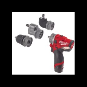 Akumuliatorinis suktuvas-gręžtuvas MILWAUKEE M12 FPDXKIT-202X