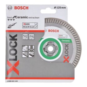 Deimantinis pjovimo diskas BOSCH Extra Clean Turbo 125×22,2 mm