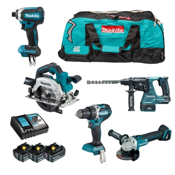 Akumuliatorinių įrankių rinkinys MAKITA DLX006+